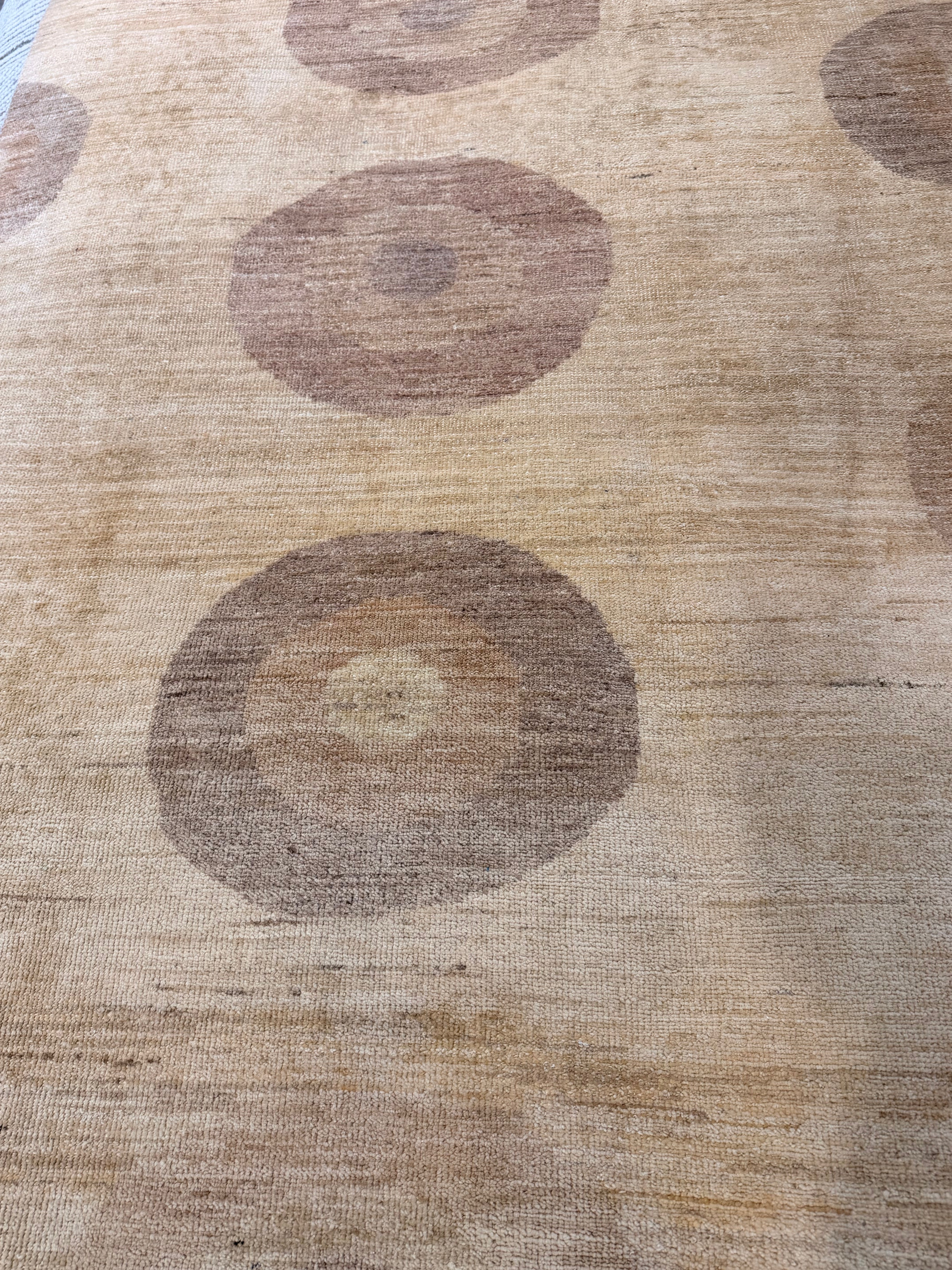 Maya Hawke 8.8x11.1 Afghani Oushak Tan Rug