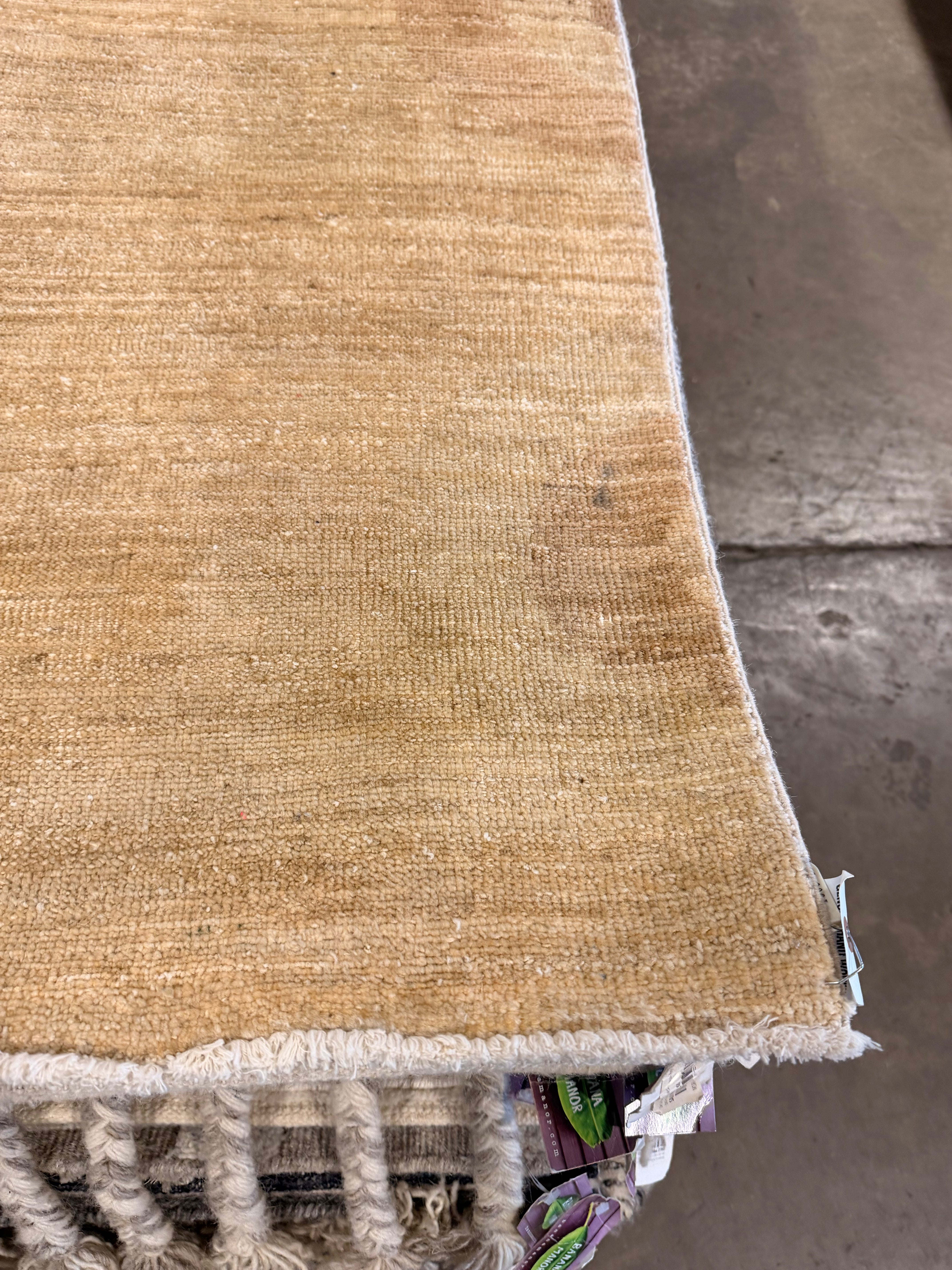 Maya Hawke 8.8x11.1 Afghani Oushak Tan Rug