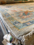 Jane Jacobs 8x10 Multi Color Hand-Knotted Oushak Rug