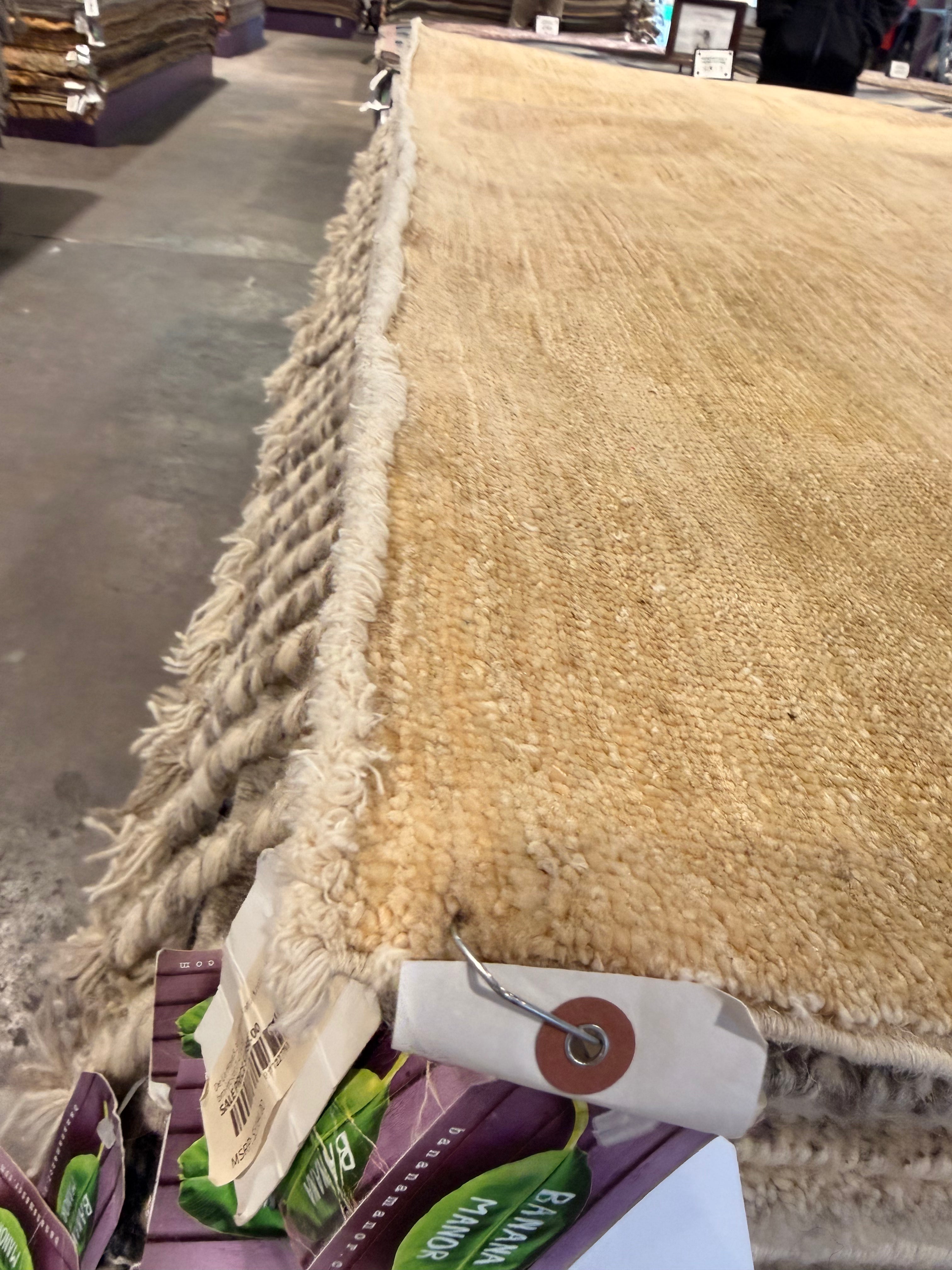 Maya Hawke 8.8x11.1 Afghani Oushak Tan Rug