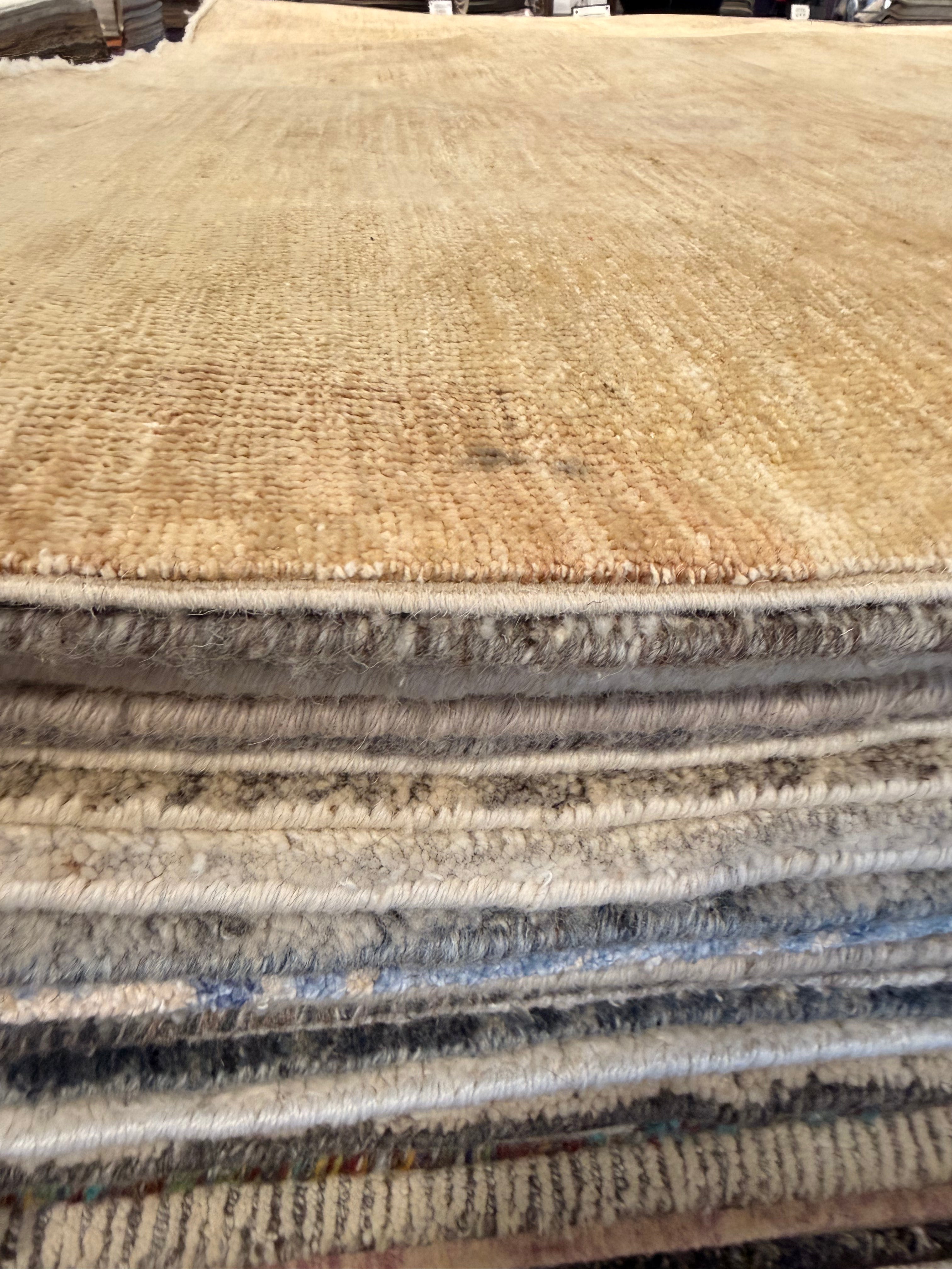 Maya Hawke 8.8x11.1 Afghani Oushak Tan Rug