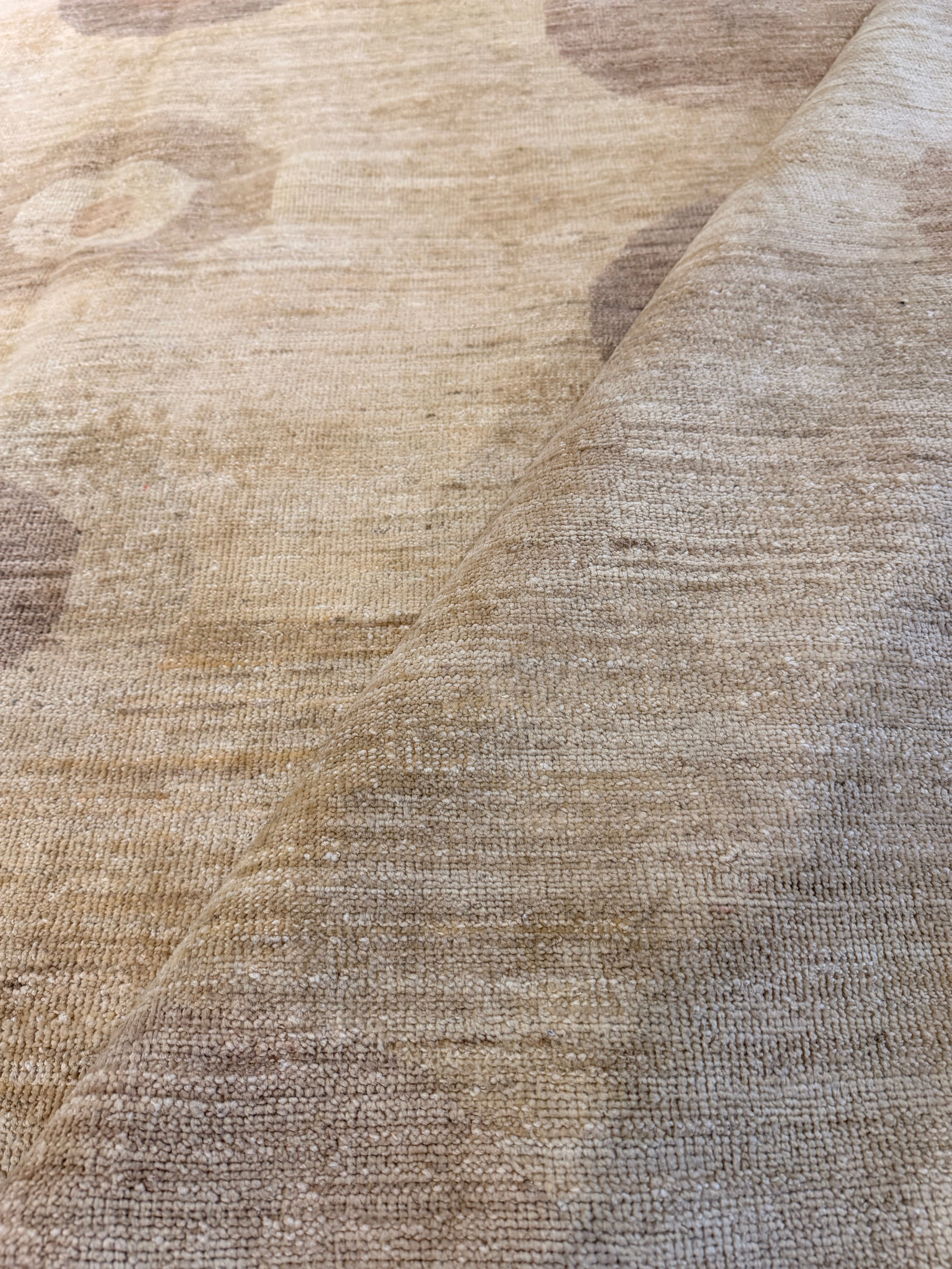 Maya Hawke 8.8x11.1 Afghani Oushak Tan Rug