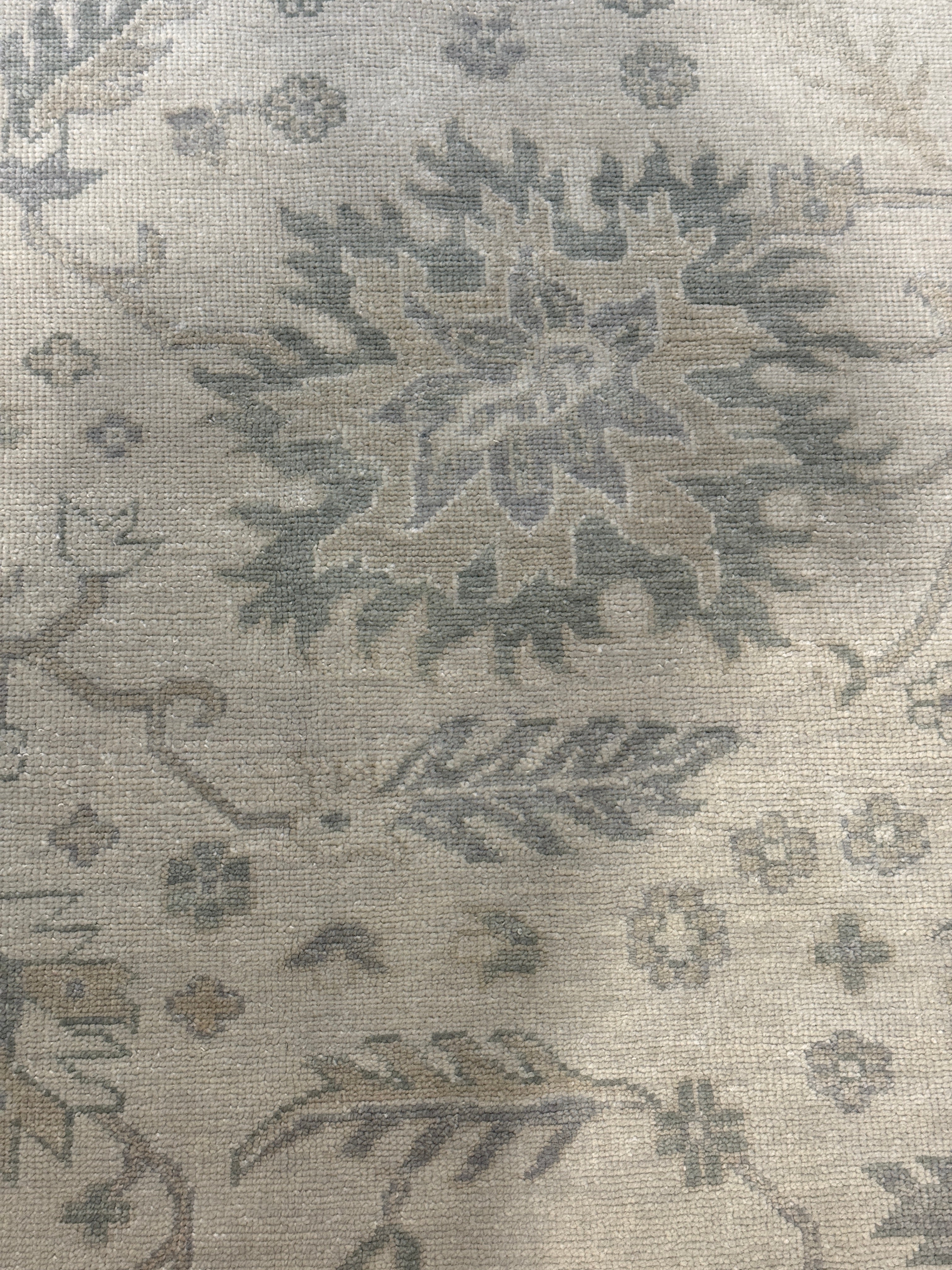 Marla Jones 3x4.9 Grey Hand-Knotted Oushak Rug
