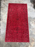 Alexis Strum 2.6x5 Red Hand-Knotted Oushak Rug