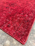 Alexis Strum 2.6x5 Red Hand-Knotted Oushak Rug