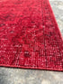Alexis Strum 2.6x5 Red Hand-Knotted Oushak Rug