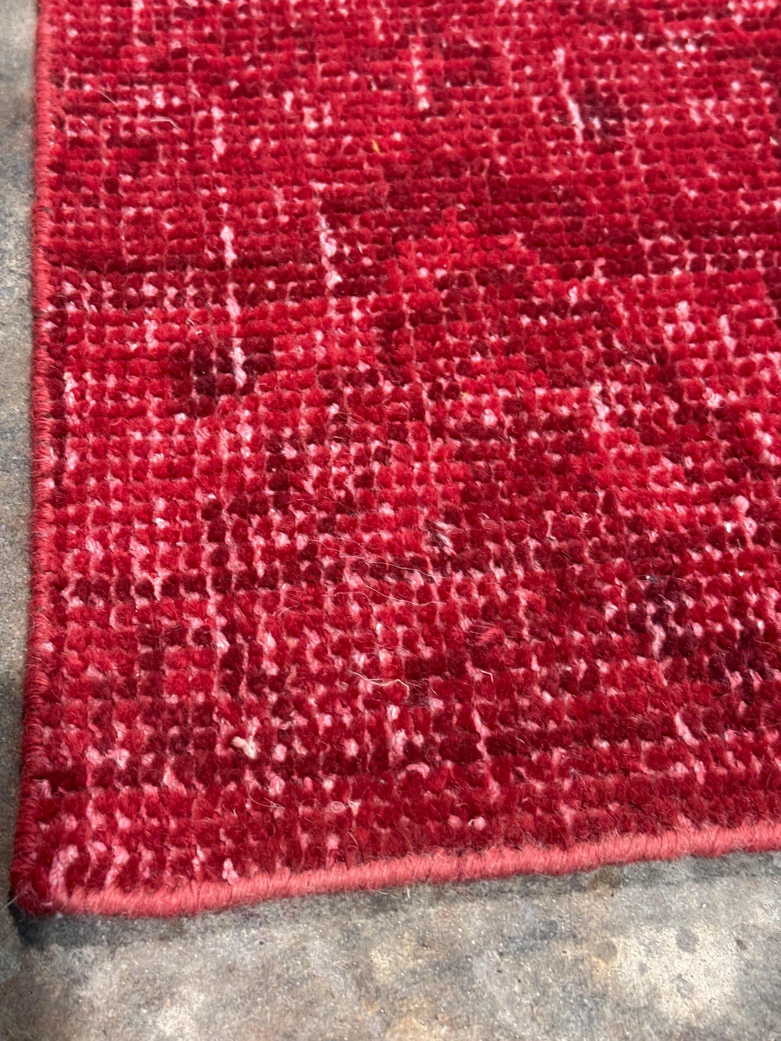 Alexis Strum 2.6x5 Red Hand-Knotted Oushak Rug
