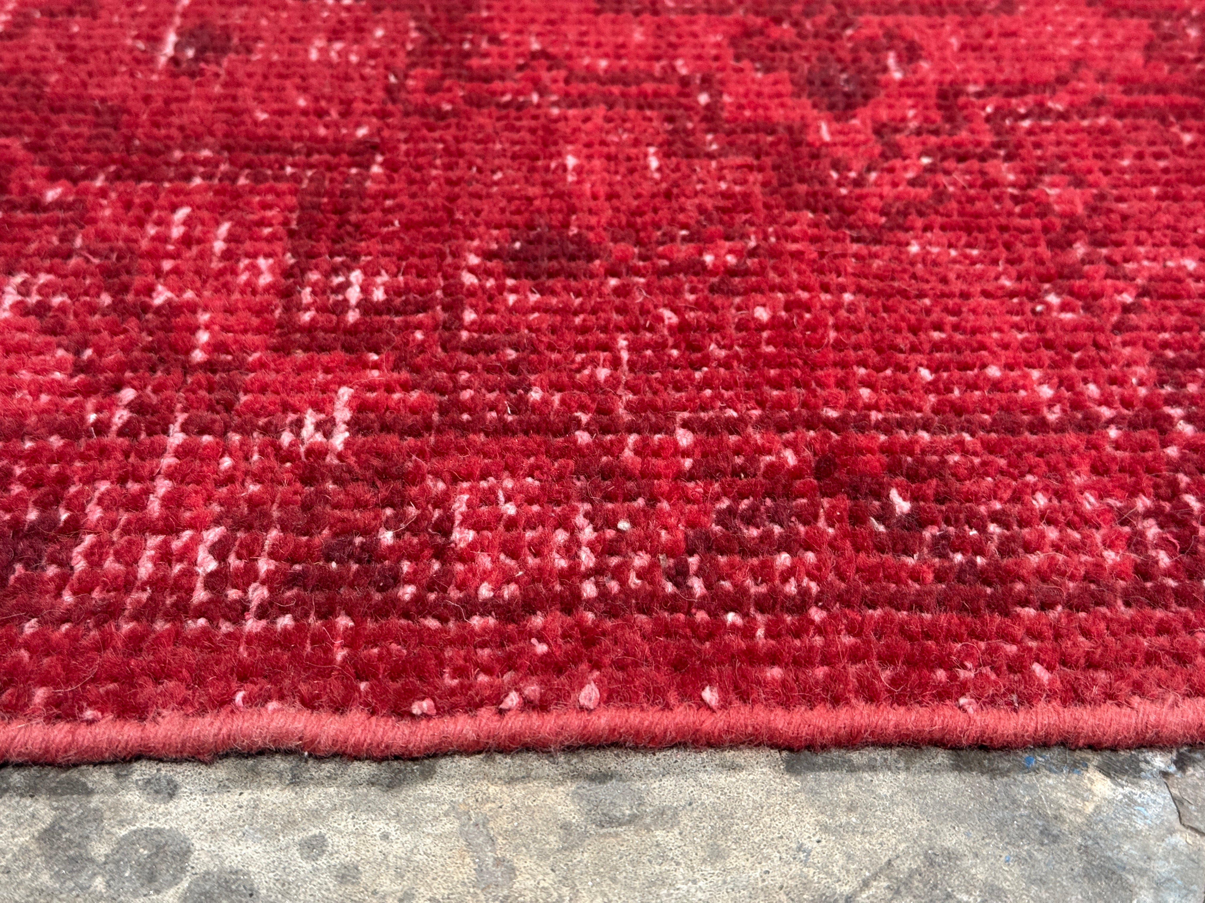 Alexis Strum 2.6x5 Red Hand-Knotted Oushak Rug