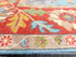 Tina 8.8x11.9 Afghani Aryana Blue and Red Rug