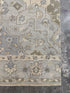 Kelly Strum 2.3x4.6 Grey Hand-Knotted Oushak Rug