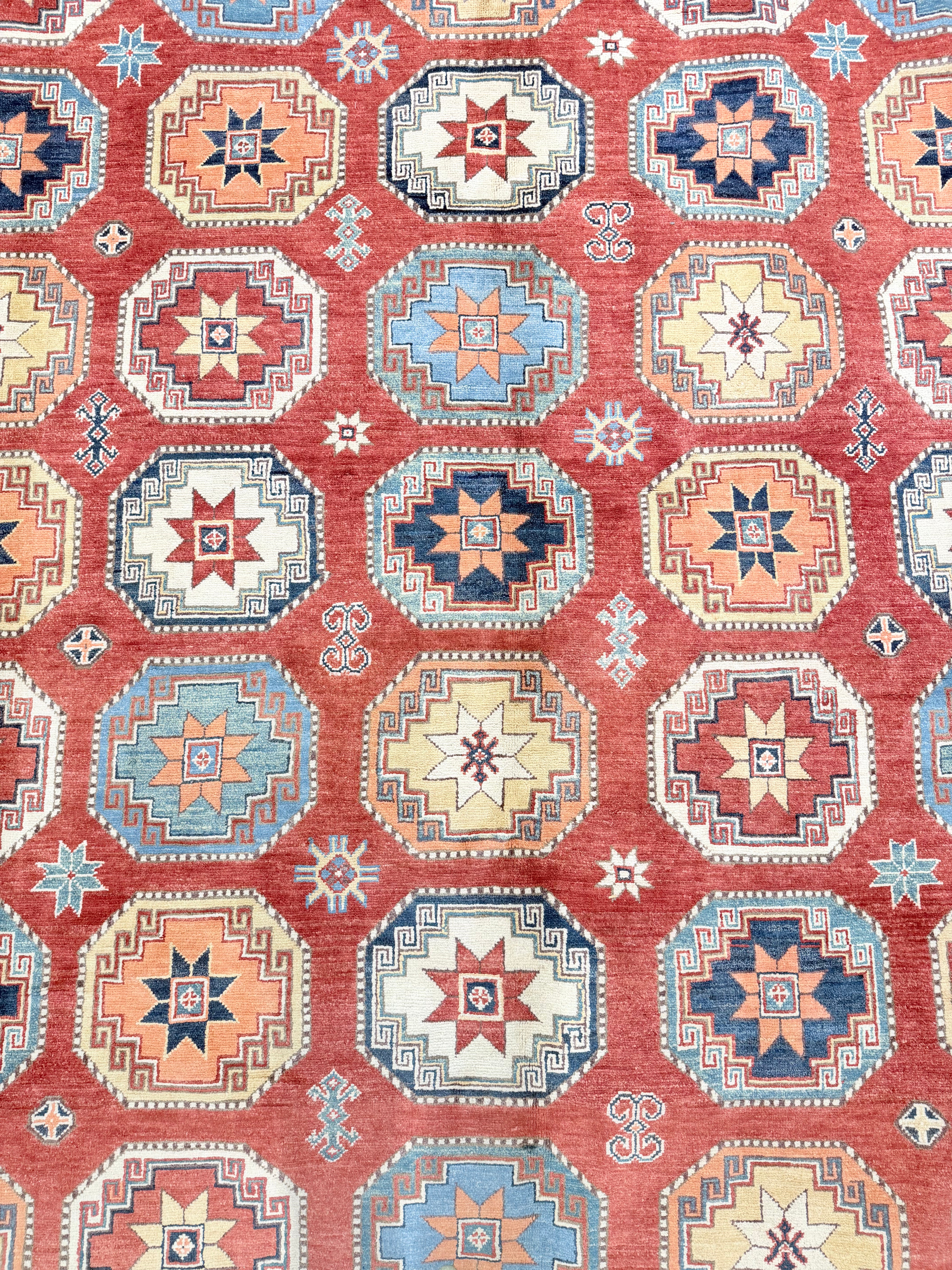 Regina Ting Chen 8.10x12.1 Afghani Aryana Red Rug