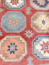 Regina Ting Chen 8.10x12.1 Afghani Aryana Red Rug