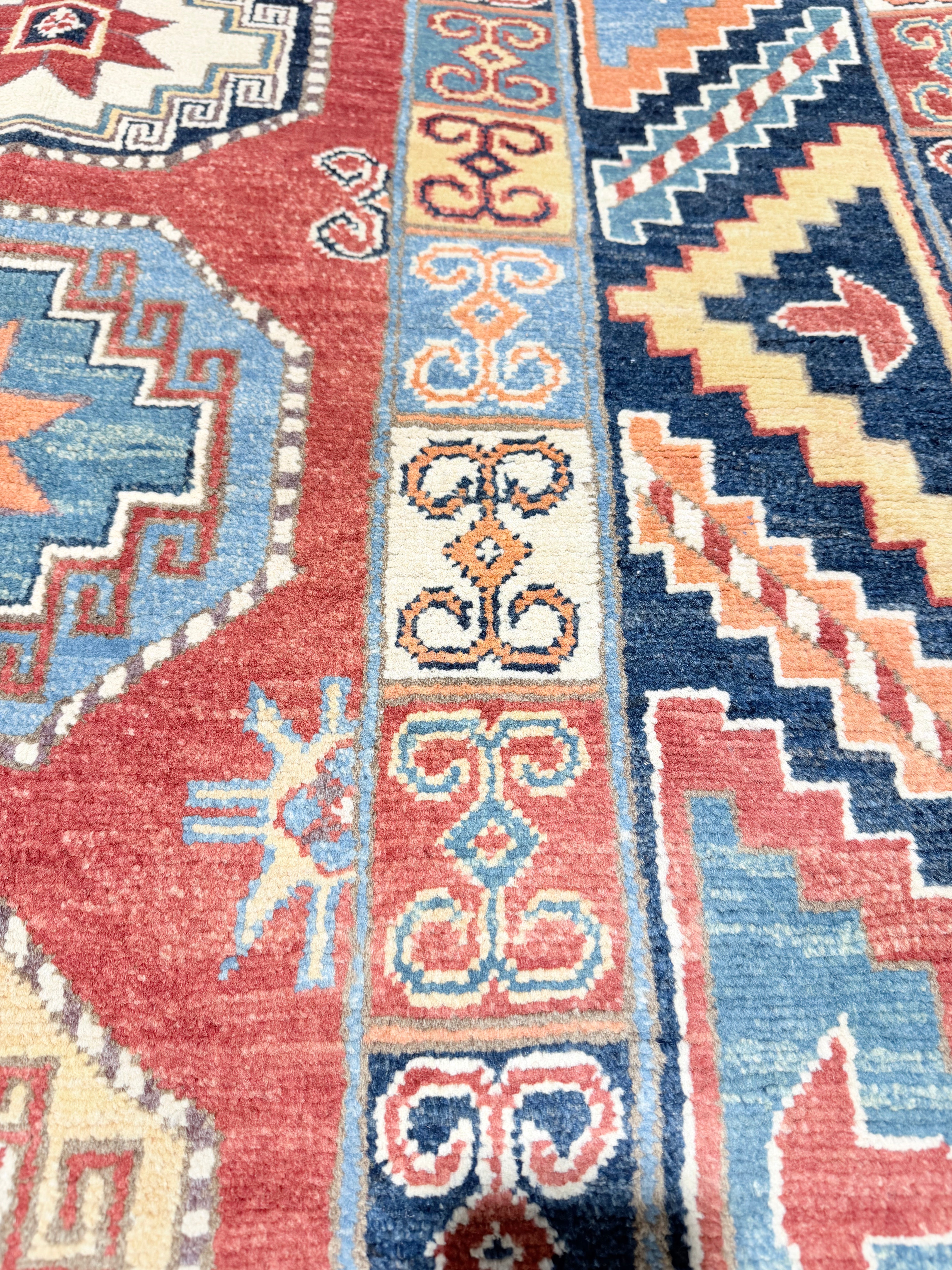 Regina Ting Chen 8.10x12.1 Afghani Aryana Red Rug