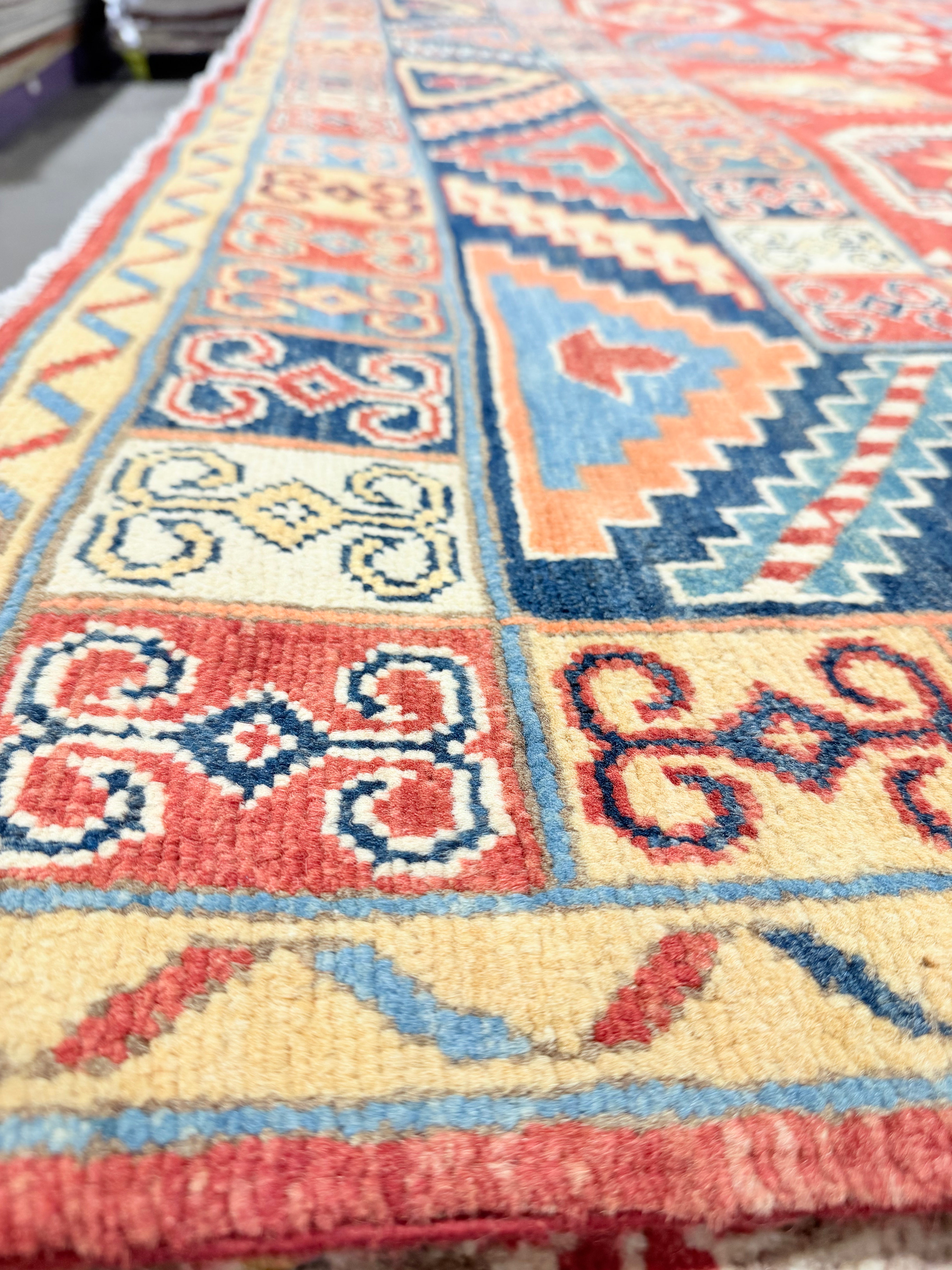 Regina Ting Chen 8.10x12.1 Afghani Aryana Red Rug