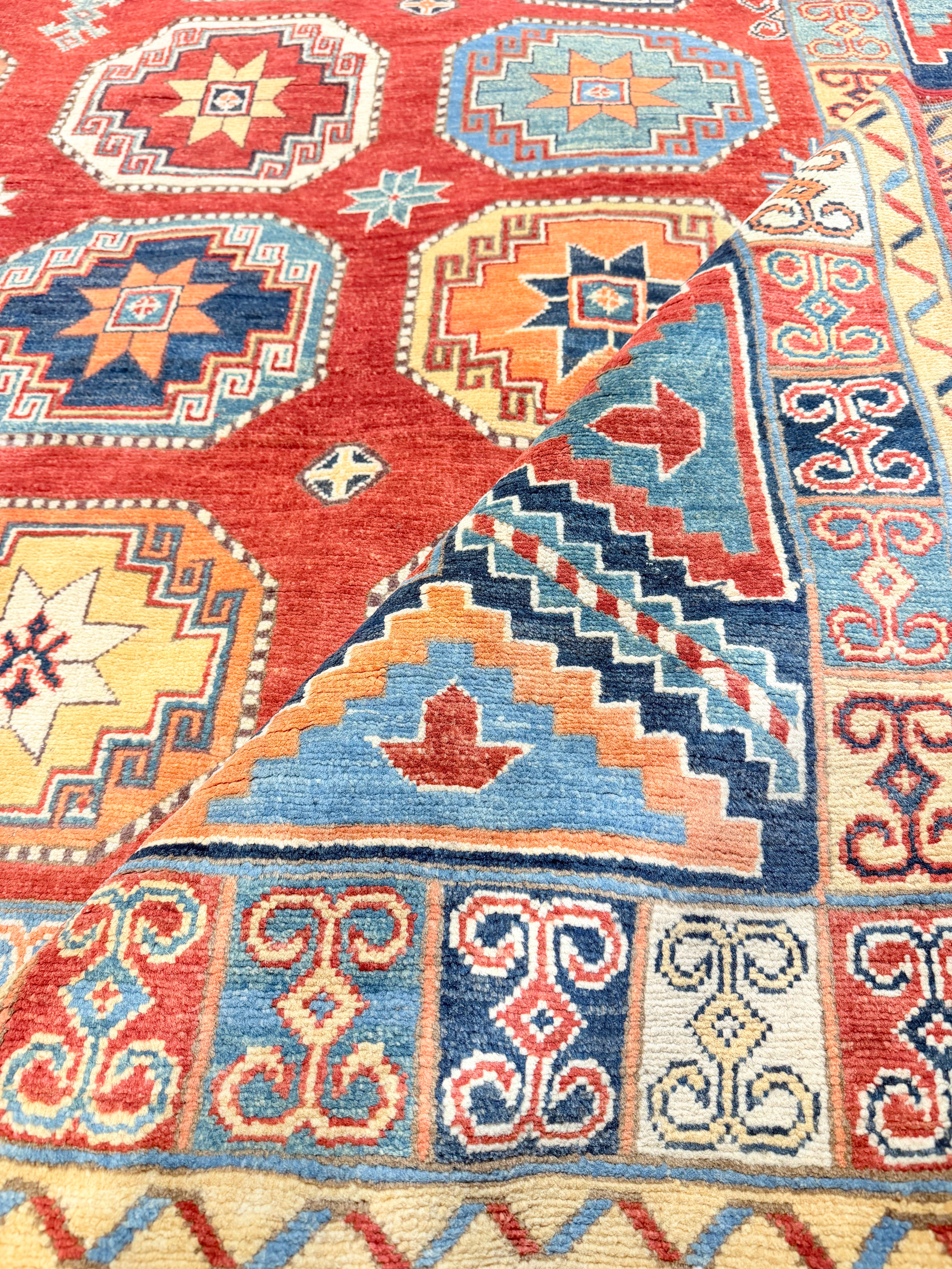 Regina Ting Chen 8.10x12.1 Afghani Aryana Red Rug