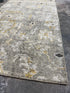 Linda Clark 2.6x4 Grey Hand-Knotted Oushak Rug