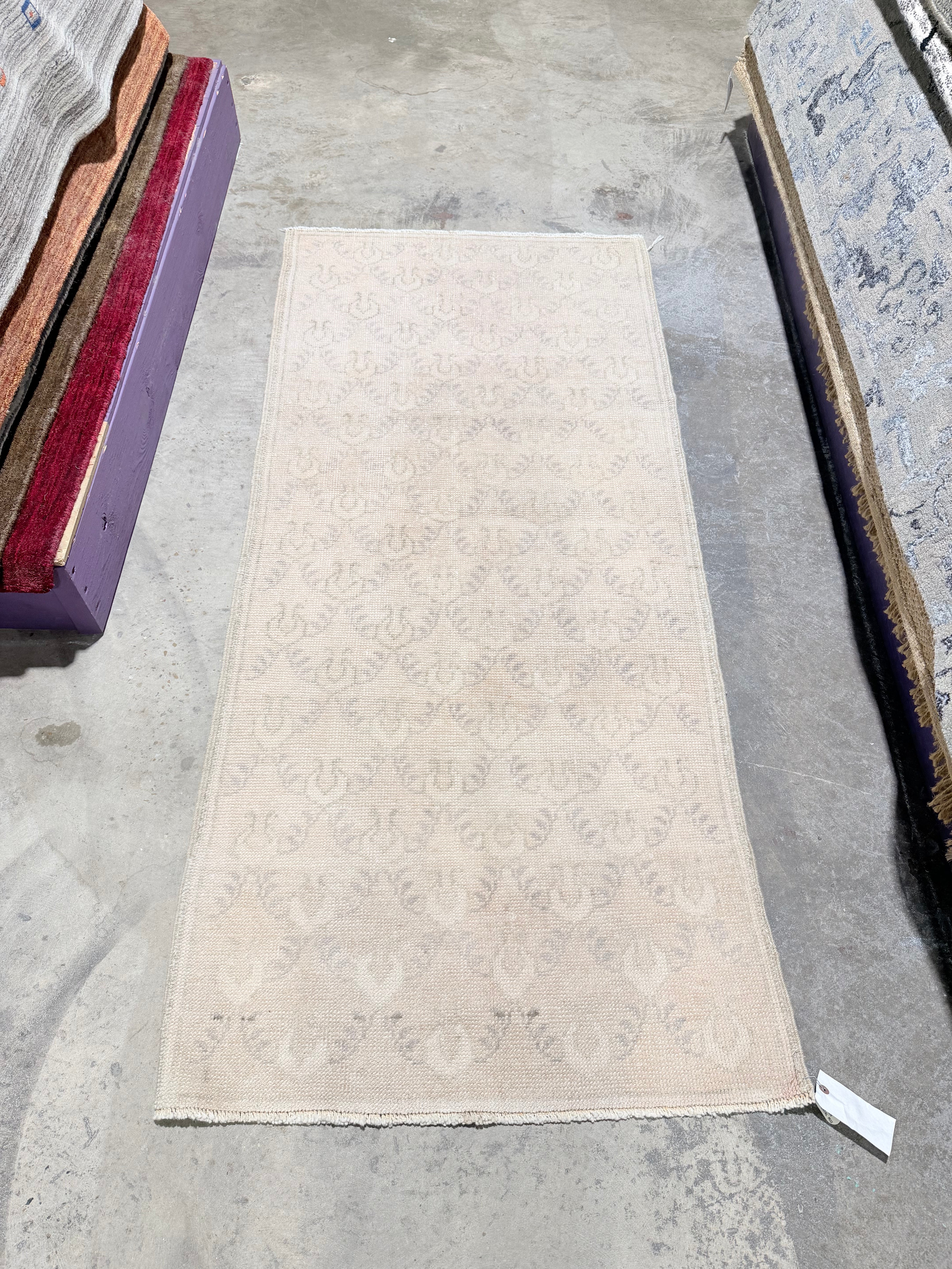 Rebecca Thomas 2.9x6.2 Turkish Cream Rug