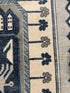 Kimberly Yussin 2.6x4 Blue Hand-Knotted Oushak Rug
