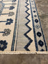 Kimberly Yussin 2.6x4 Blue Hand-Knotted Oushak Rug