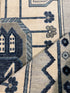 Kimberly Yussin 2.6x4 Blue Hand-Knotted Oushak Rug