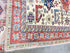 Jessie Nickson-Lopez 5.5x6.9 Afghani Kazak Cream and Red Rug