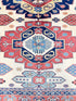 Caitlin Schneiderhan 5.4x7 Afghani Kazak Red Rug