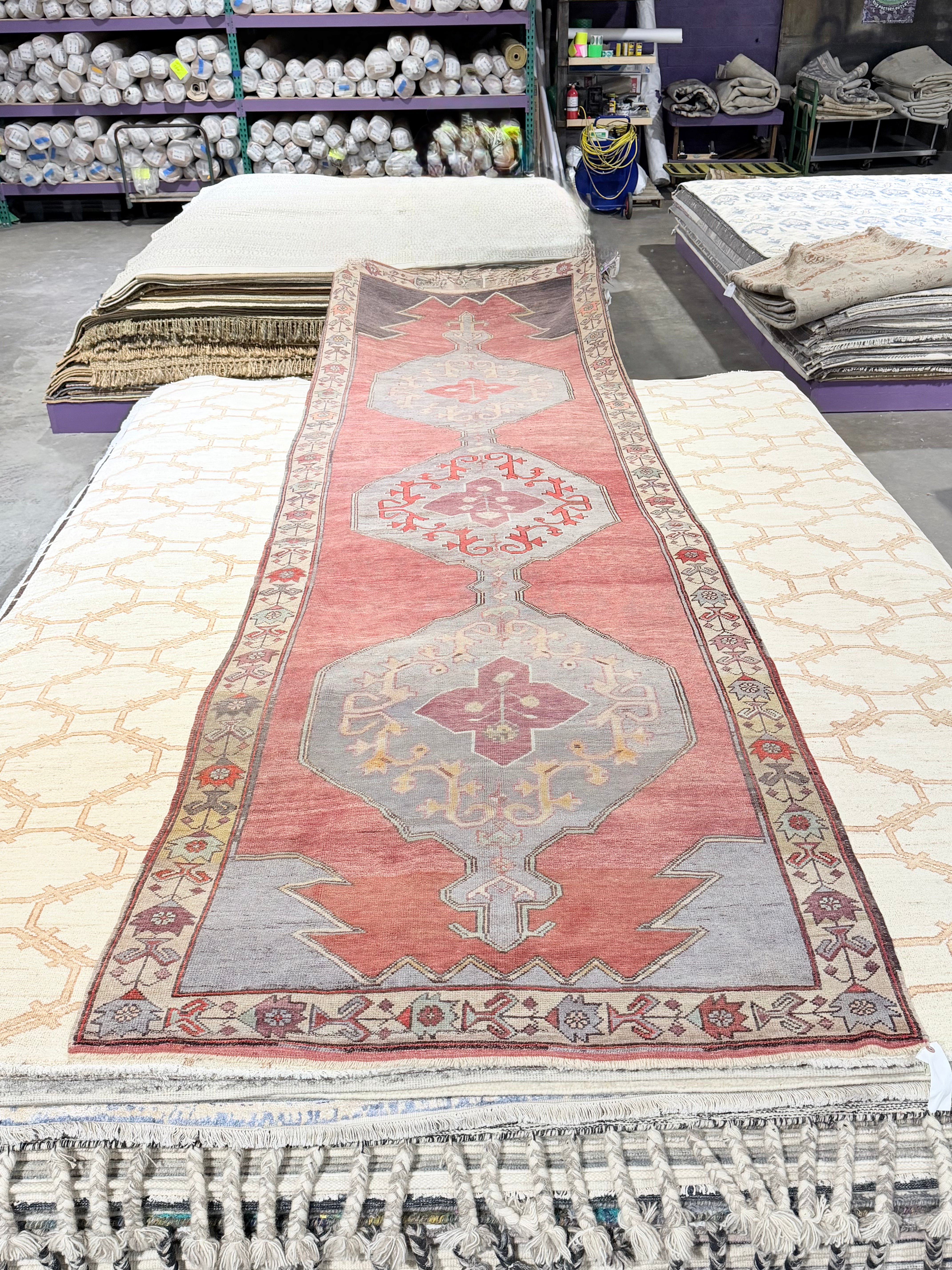 Jessica Mecklenburg 4.5x14.4 Turkish Red Runner