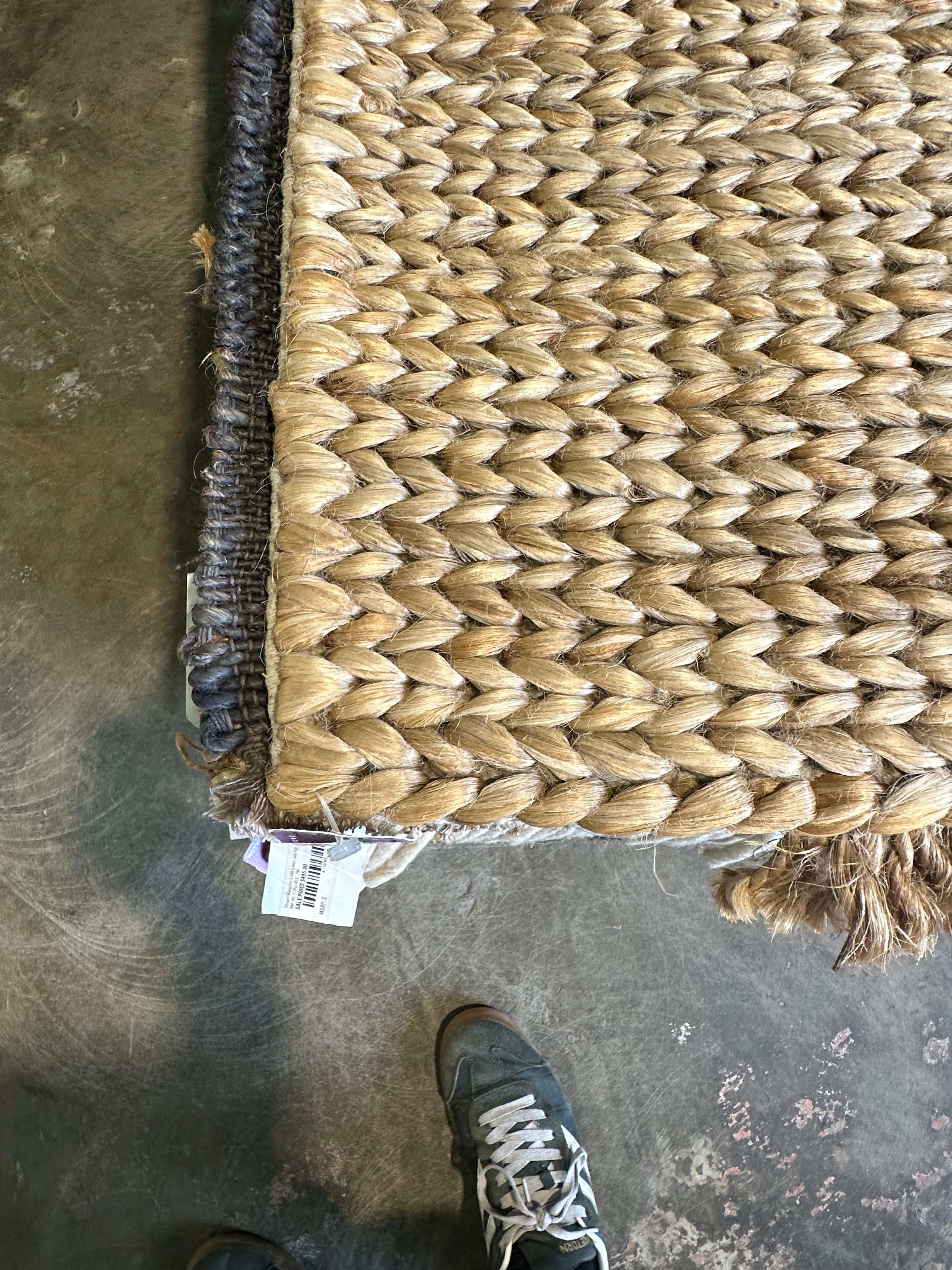 Walter White Handwoven Big Rib Natural Jute Rug (Multiple Sizes)