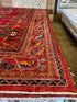 Lettie Mae 10.3x13.10 Red and Blue Hand-Knotted Nomadic Caucasian Humna Wool Rug