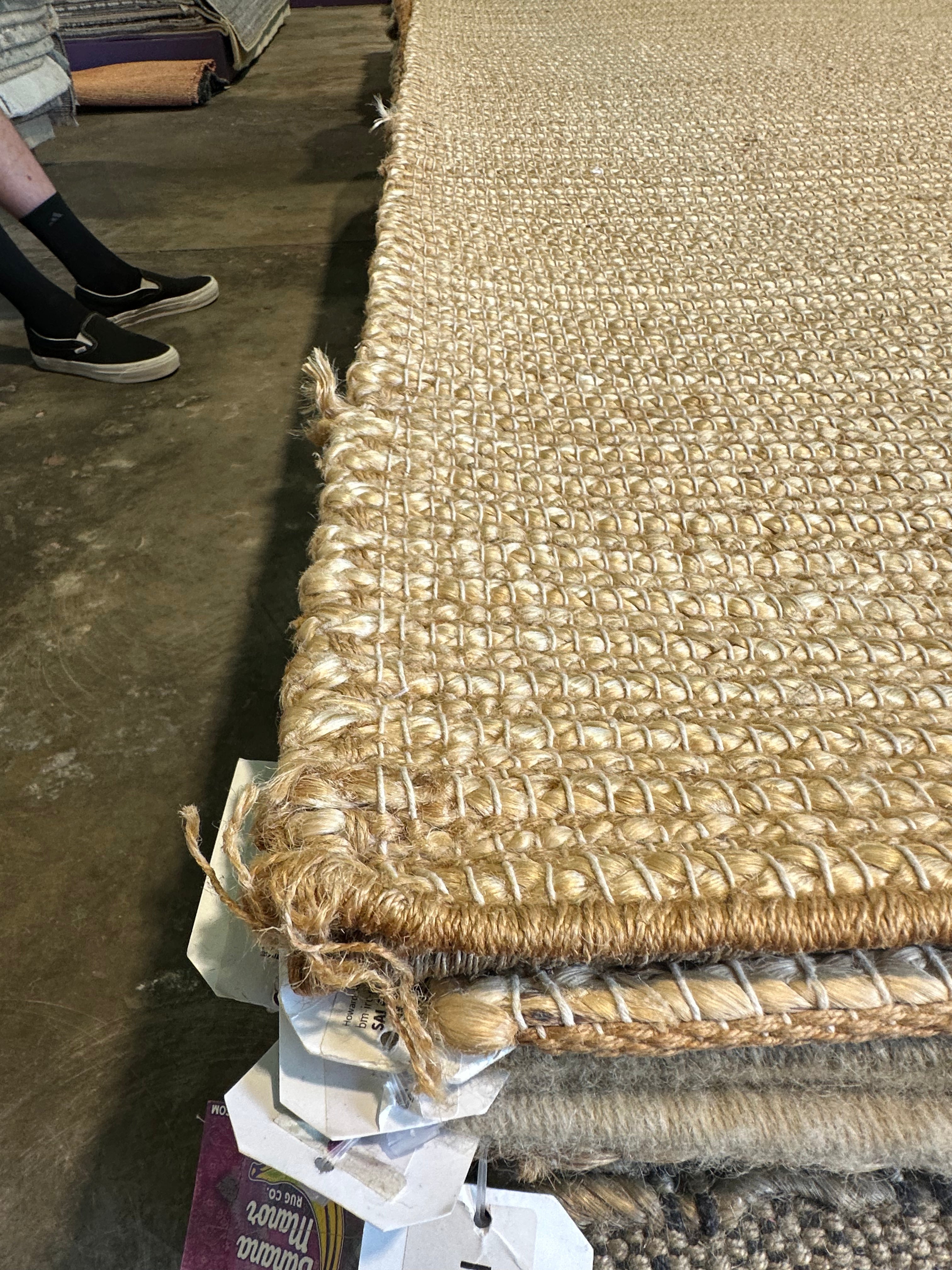 Lilli Von Shtupp 5.3x7.6 Handwoven Natural Jute Rug