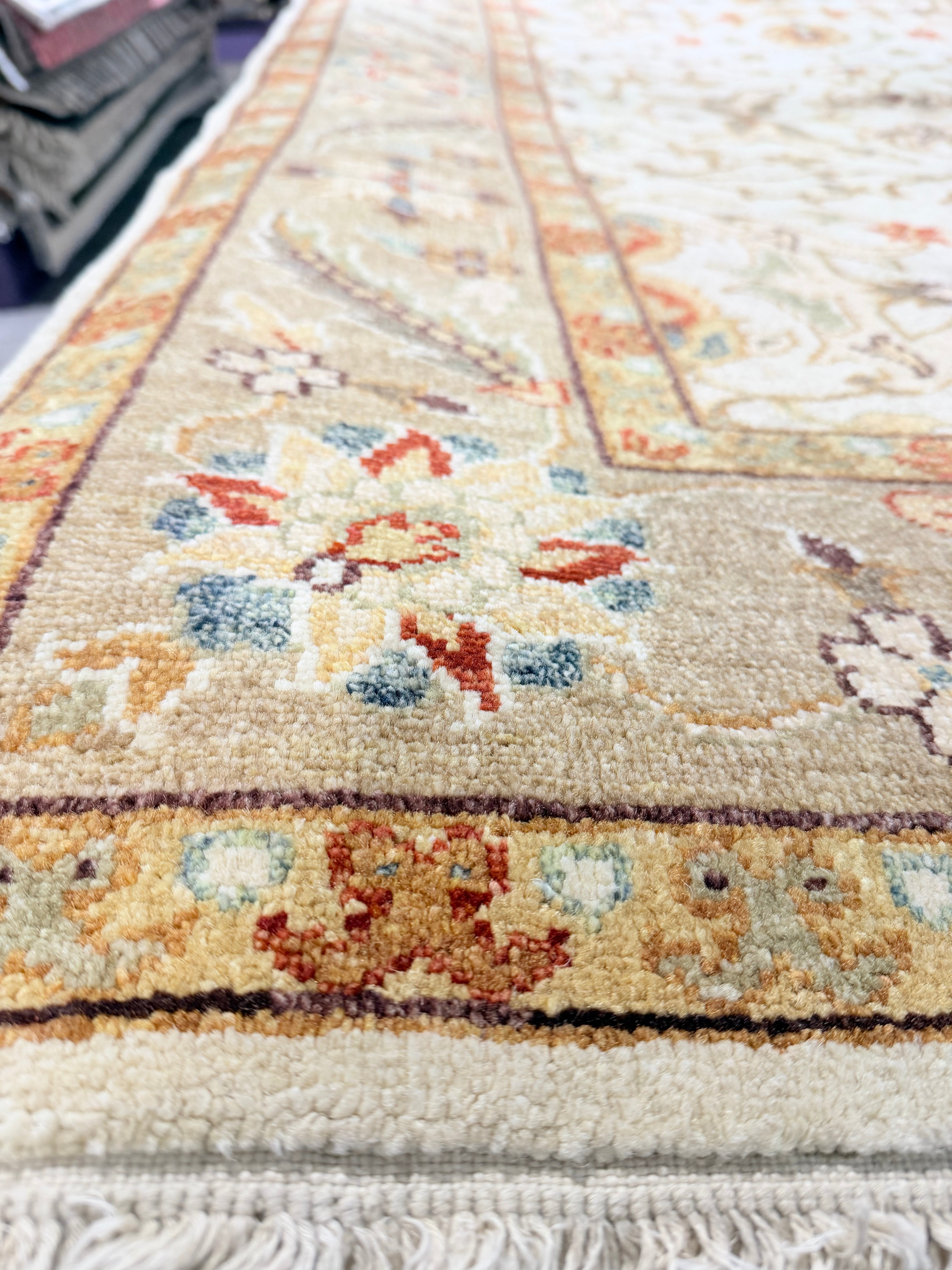 Elizabeth Harlow 4x6 Badkhshan Ivory Rug