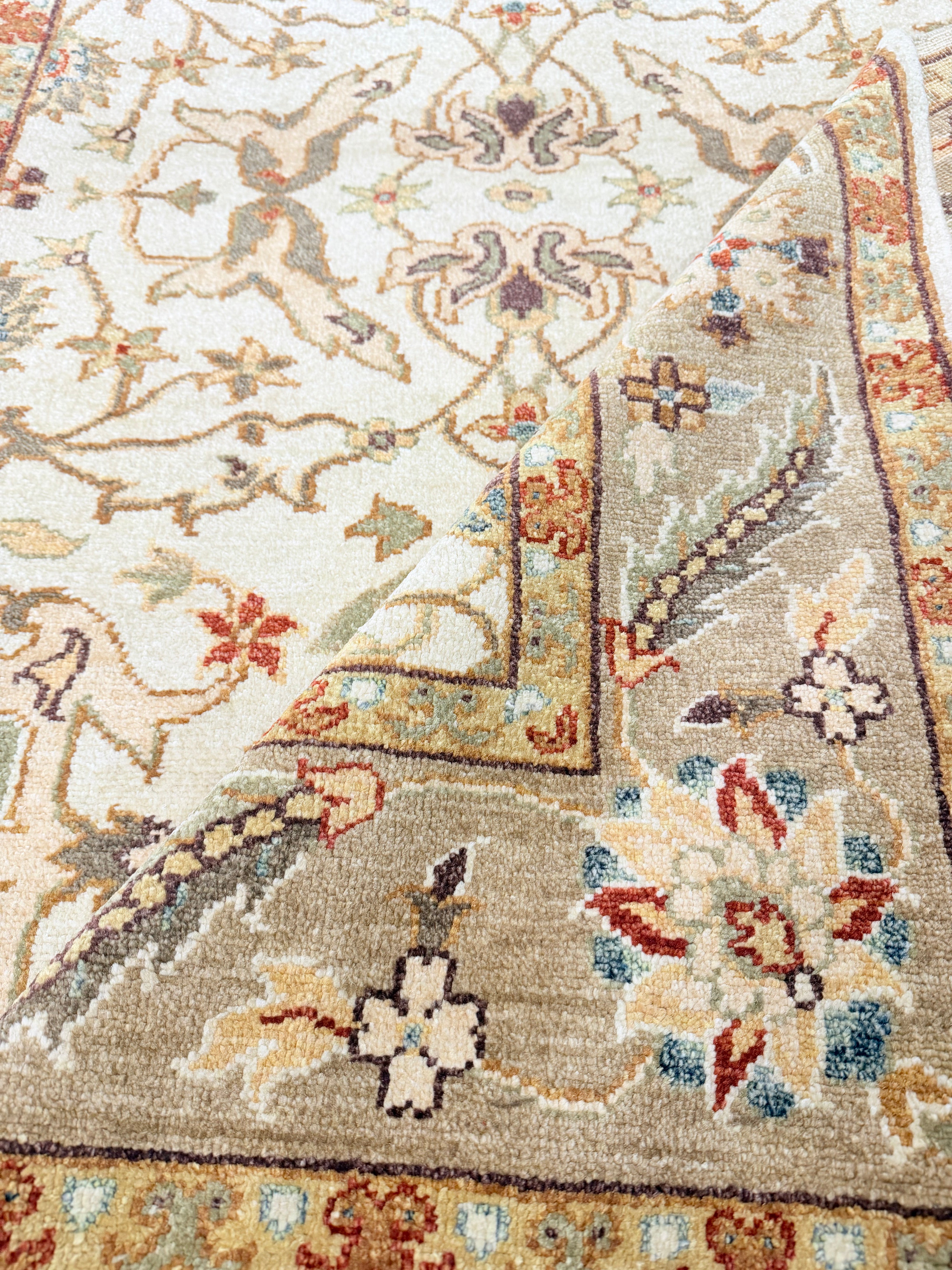 Elizabeth Harlow 4x6 Badkhshan Ivory Rug