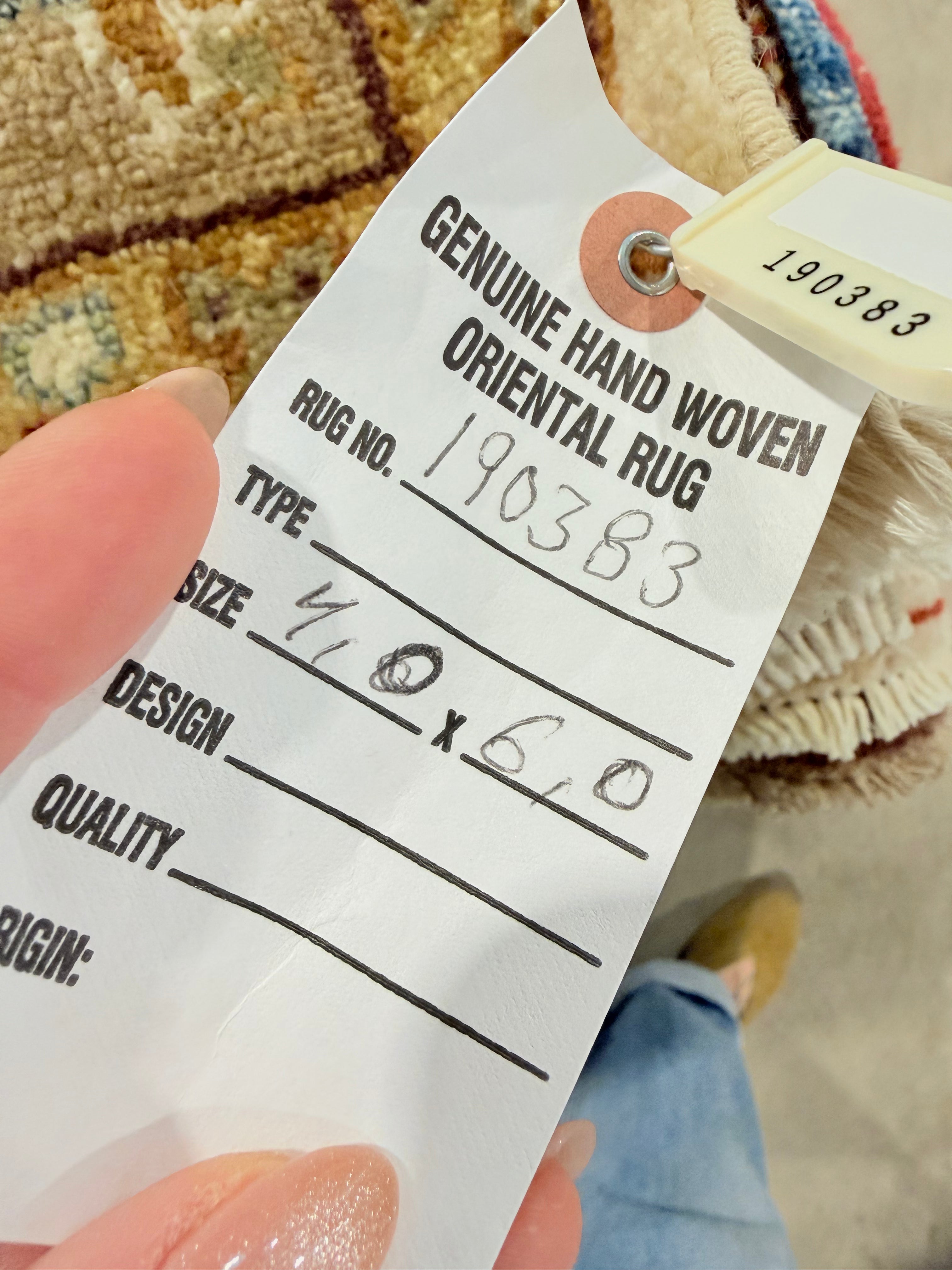 Elizabeth Harlow 4x6 Badkhshan Ivory Rug