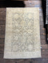 Maryann Forrester 3.3x4.9 Ivory and Brown Hand-Knotted Farhan Rug