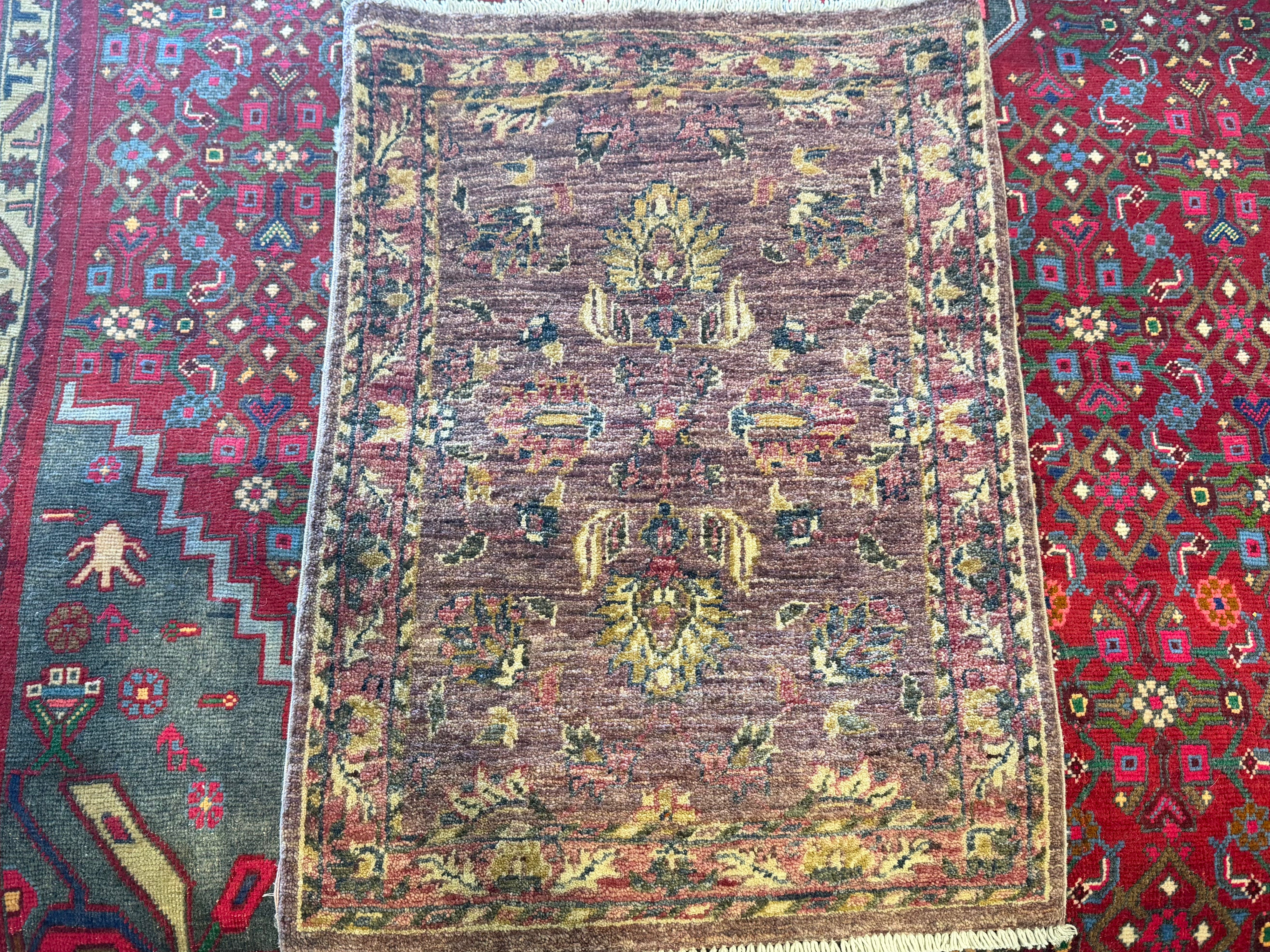 Ann Elizabeth 2x3 Purple Hand-Knotted Oushak