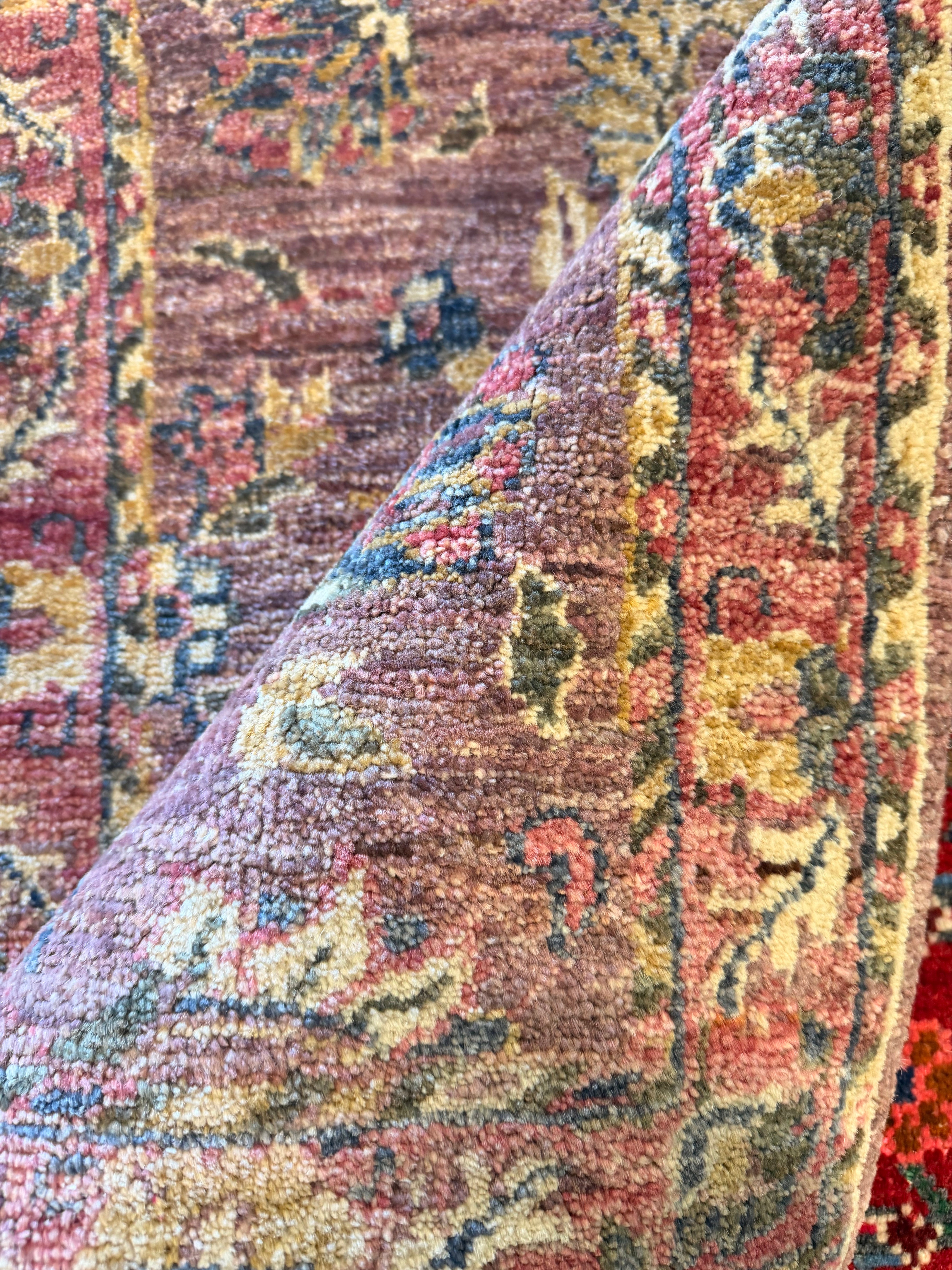 Ann Elizabeth 2x3 Purple Hand-Knotted Oushak