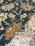 Kristen Antaya 5.2x7.6 Blue Whitewashed Hand-Knotted Oushak