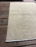 Pam 2.8x3.10 Ivory and Grey Hand-Knotted Farhan Rug