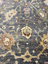 Miranda Booth 4.3x6 Blue Whitewashed Hand-Knotted Oushak