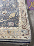 Miranda Booth 4.3x6 Blue Whitewashed Hand-Knotted Oushak