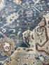 Miranda Booth 4.3x6 Blue Whitewashed Hand-Knotted Oushak