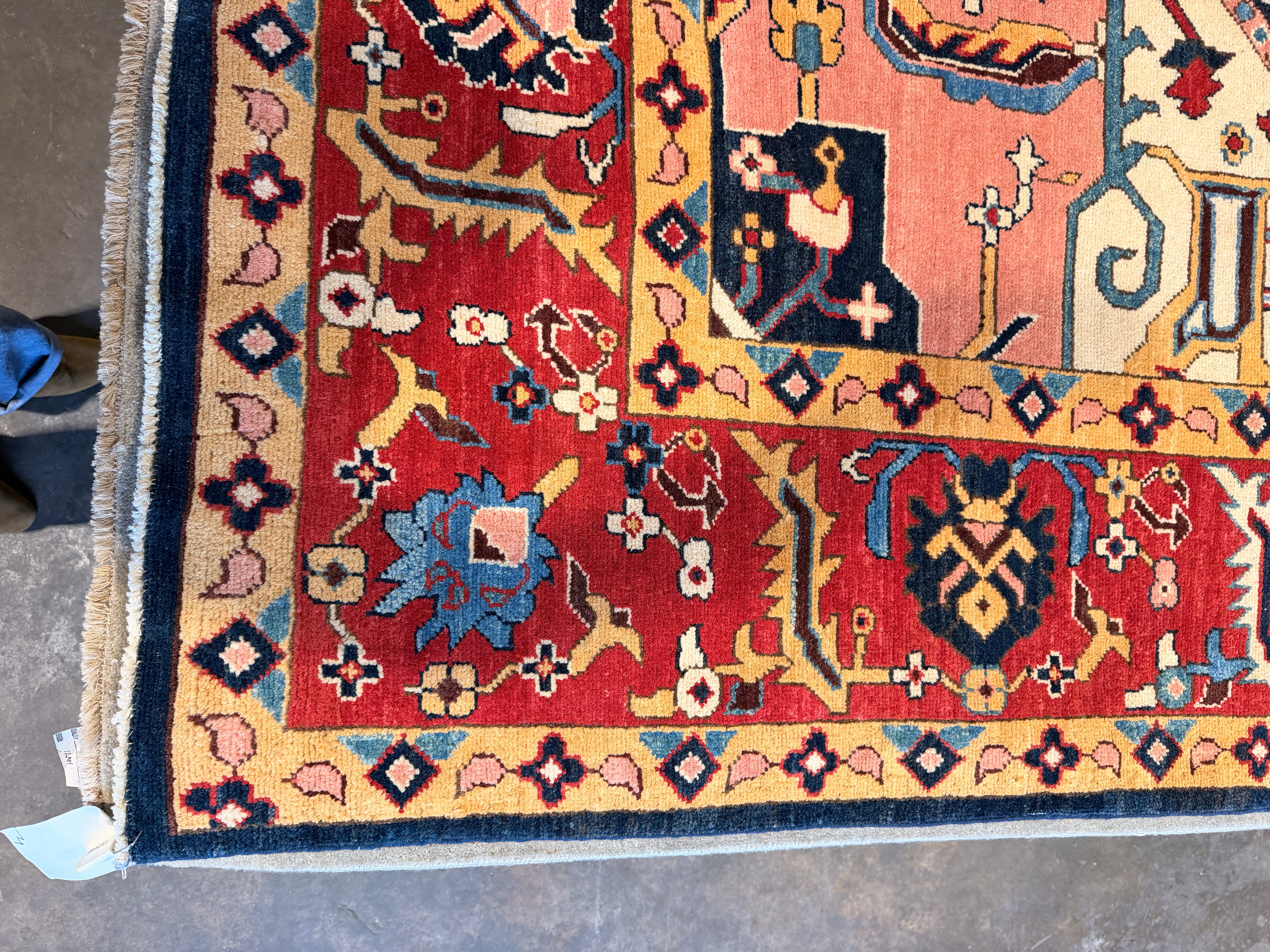 Jennie Malone 10x13.3 Afghani Bakhshayesh Red  Rug