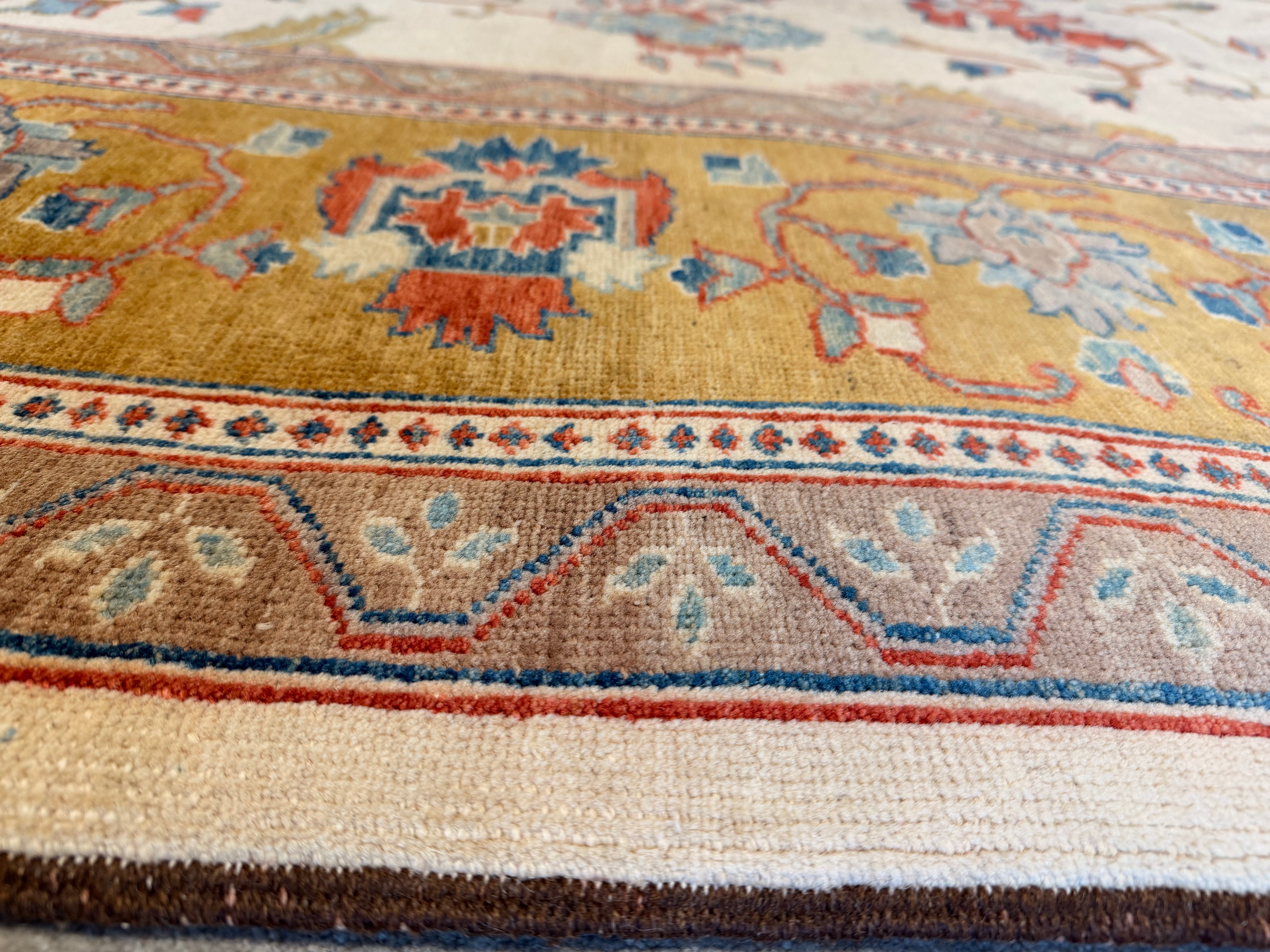 Suzie 9.6x13.1 Afghani Aryana Ivory Rug