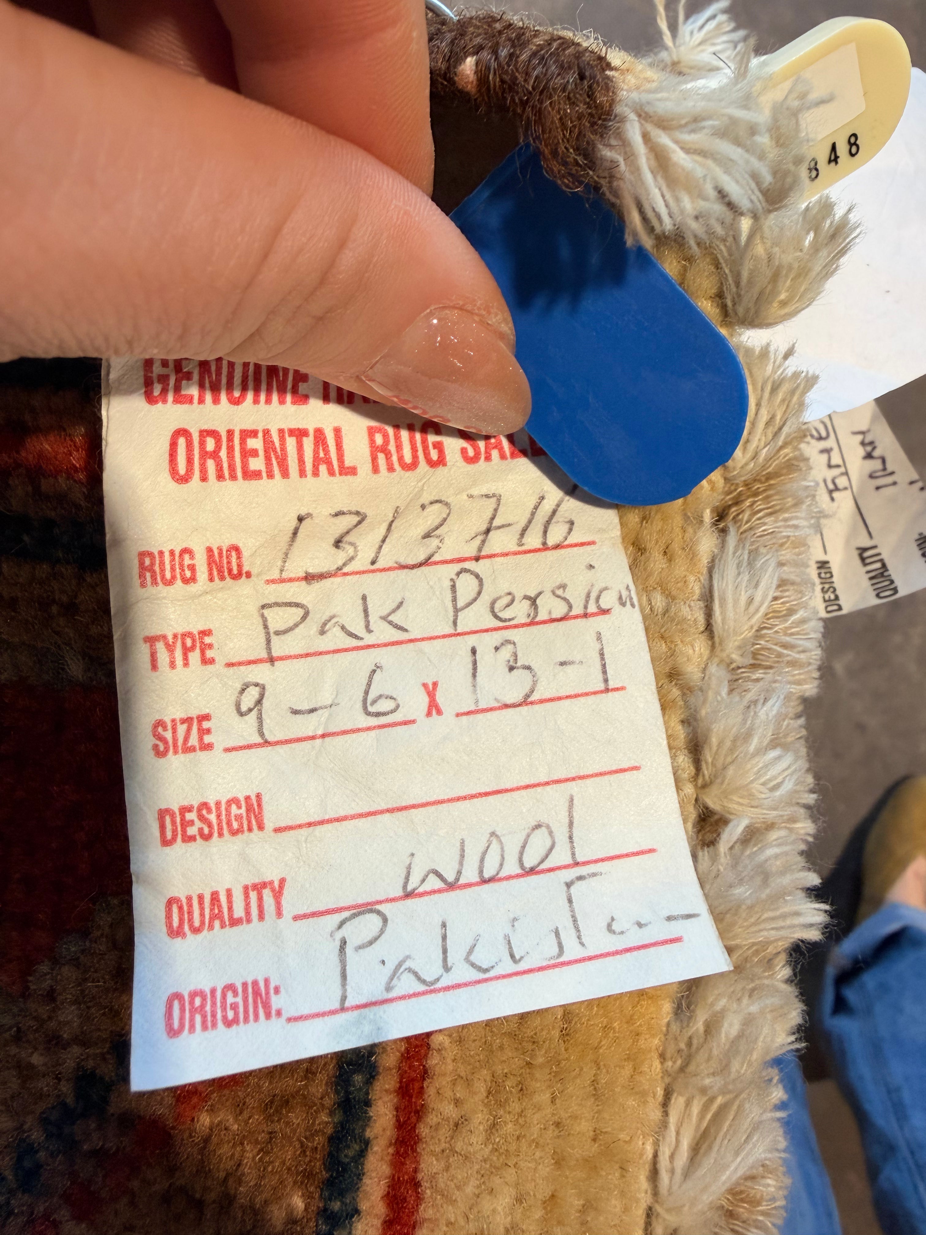 Suzie 9.6x13.1 Afghani Aryana Ivory Rug