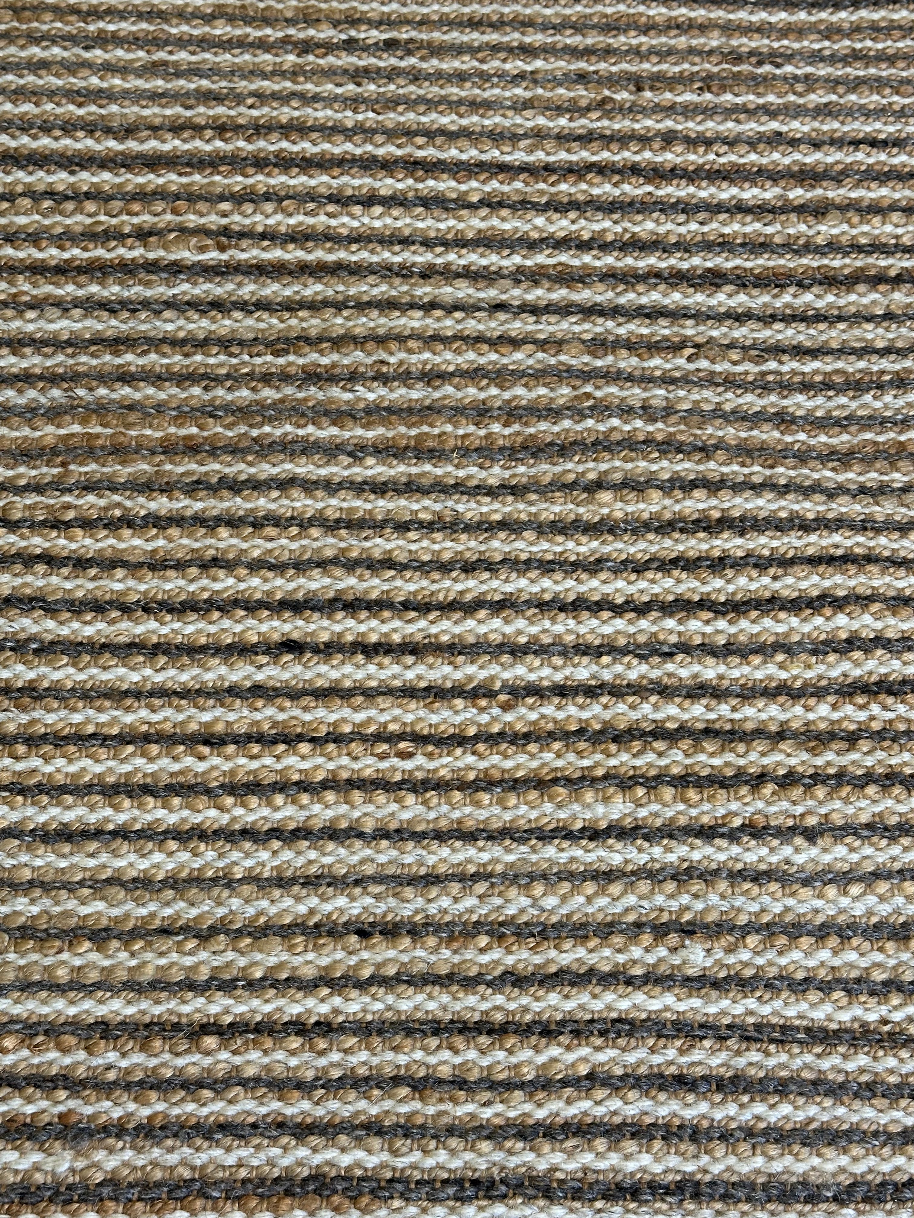 Buddy Bizarre 5x8 Handwoven Natural Brown Jute Rug
