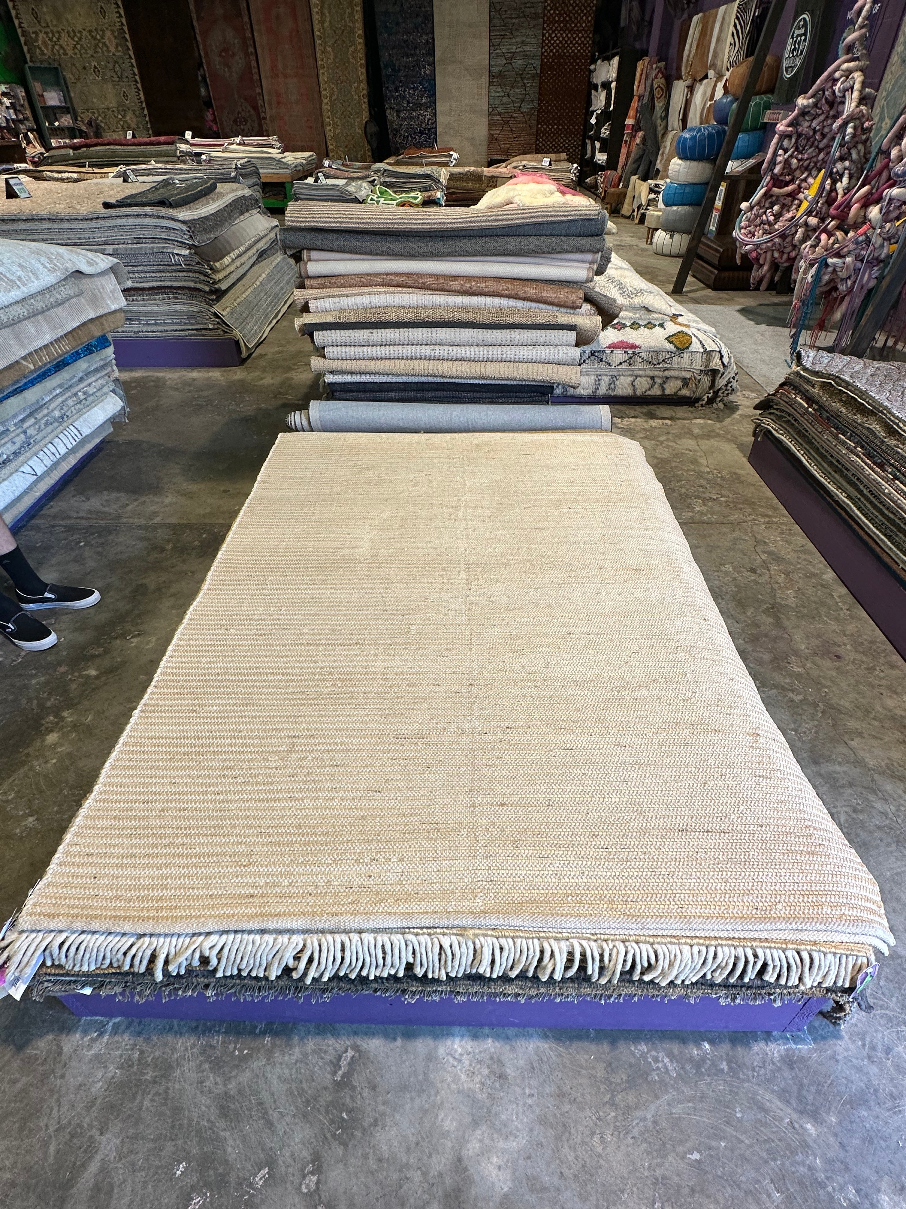 Tom and Tom 5.3x7.6 Sisal & Cotton Rug - CLEARANCE 60% OFF