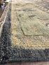 Beauregard Houston-Montgomery 9x12 Blue and Tan Hand-Knotted Oushak Rug