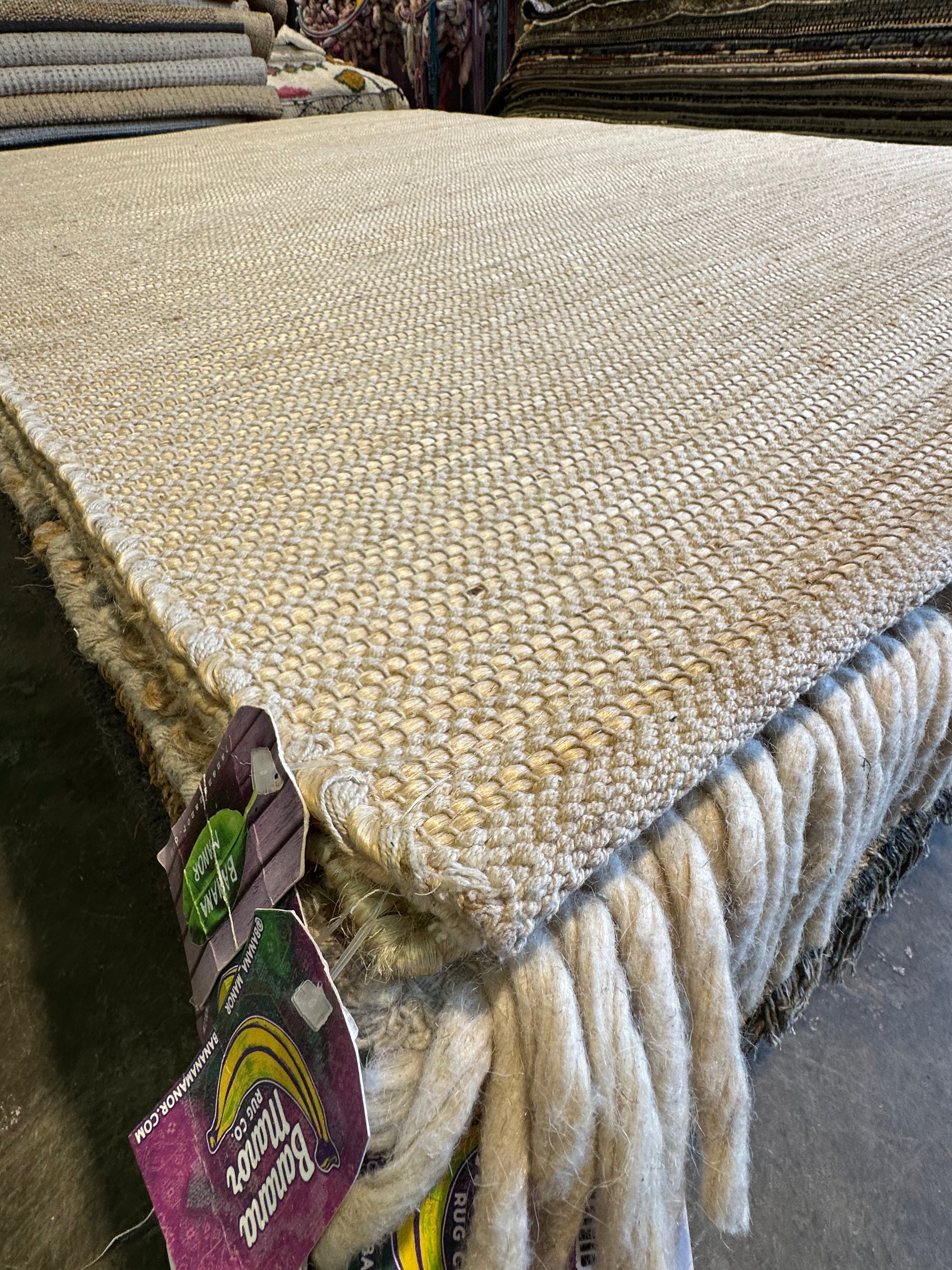 Tom and Tom 5.3x7.6 Sisal & Cotton Rug - CLEARANCE 60% OFF