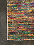 Marc Singer 5.3x7.6 Hand-Knotted Modern Textured Multi-Colored