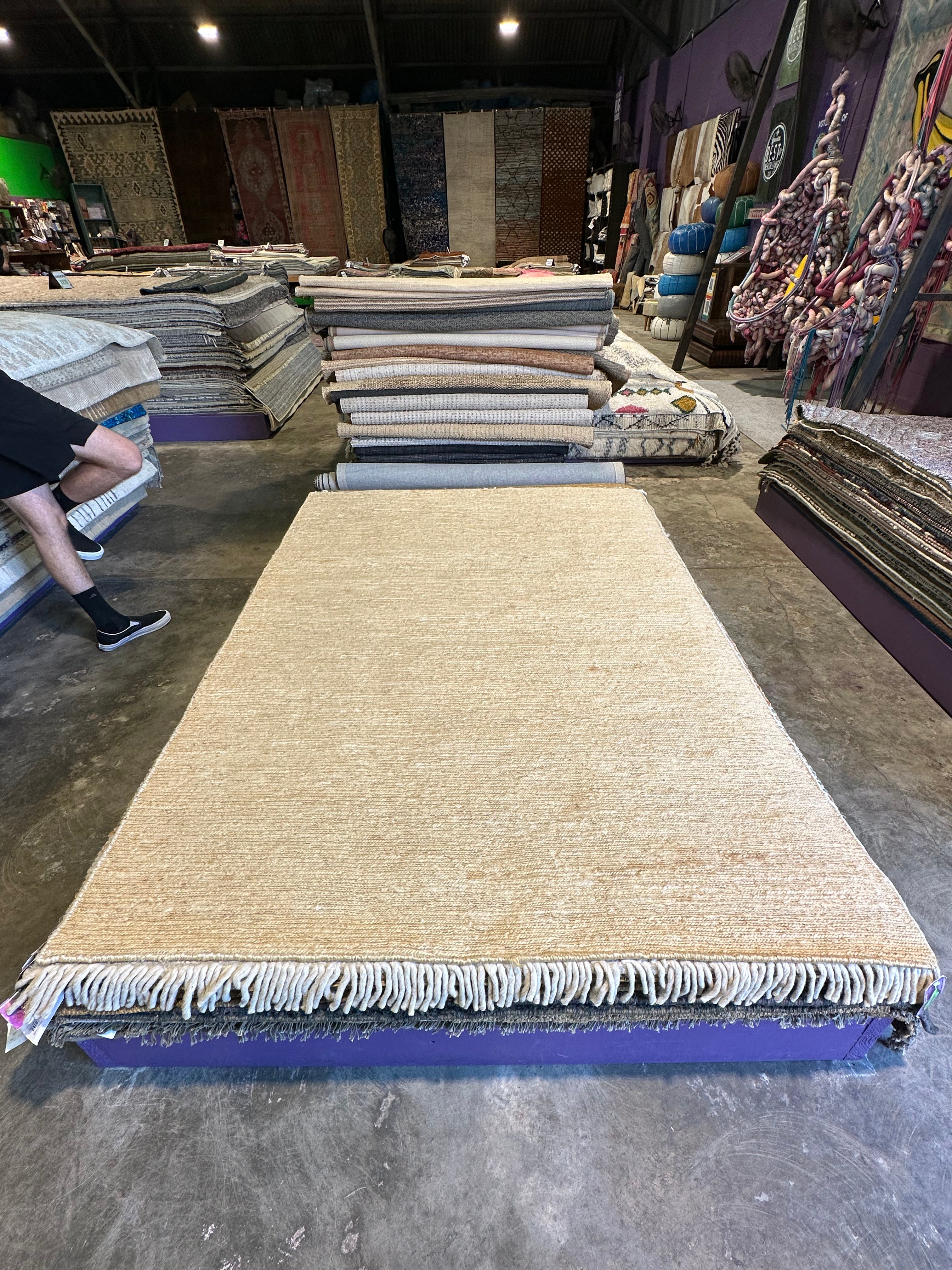 Nadia Comaneci 5X7 Creme Rug